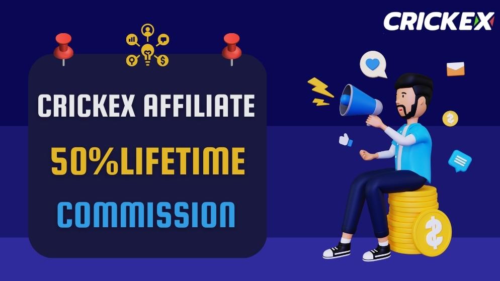 Crickex 50% Lifetime Commission